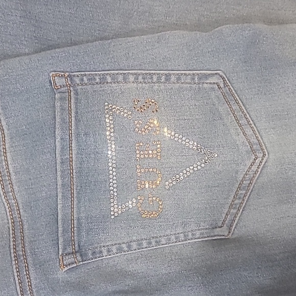 Guess blingy pocket skinny jeans size 24 - Picture 2 of 4
